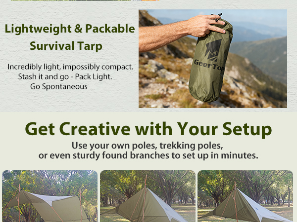 lightweight tarp