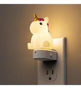L LOHAS LED Plug in Night Light for Kids, 3D Cute Night Lights | Dusk to Dawn Sensor, 3000K Soft ...