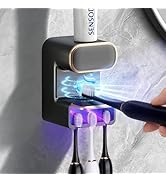 Automatic Toothpaste Dispenser,Wall Mounted Electric Toothpaste Dispenser with 3 Toothpaste Slots...