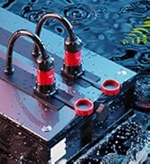 CNLINKO YM-24 2 PIN Industrial Waterproof Connectors, IP68 Circular Connector, PBT Plastic Shell ...