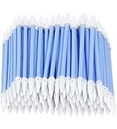 AAwipes Double-Tipped Lab Swabs [New] (100pcs Blue 3.2 mm Head, 73 mm Length), Lint-Free Microfib...