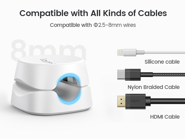 wide compatibility cable clips cord holder cord organizer