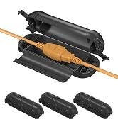 BN-LINK Outdoor Extension Cord Safety Cover 3-Pack, Weather Resistant Seal Housing with 4 Latches...