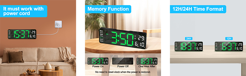 LED WALL CLOCK