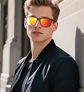 CIFOYA Mens Sunglasses, Polarized Sunglasses Men Womens Trendy Square for Driving Fishing Sun Gla...