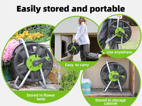 portable hose reel