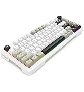 E-YOOSO Z-82 Wireless Mechanical Keyboard, 75% Layout Wireless Hot-Swap Gaming Keyboard, BT/2.4GH...