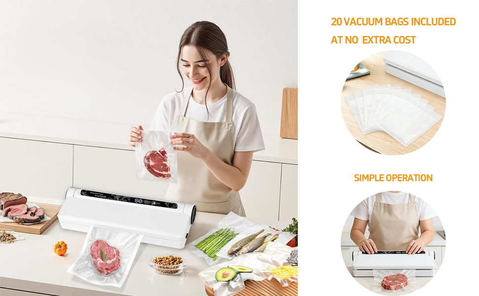 Food Saver Vacuum Sealer Machine