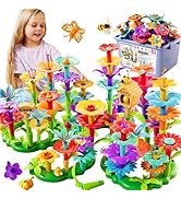 FUNZBO Flower Building Toys - Toddler Toys for 3+ Year Old, Stacking Toys for Kids Girls Boys, Bi...