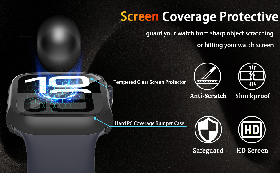 hard case for apple watch series 10 protector 42mm