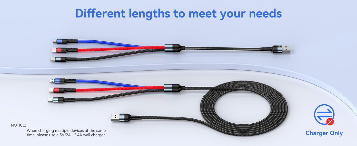 3 in 1 Multi USB Cable