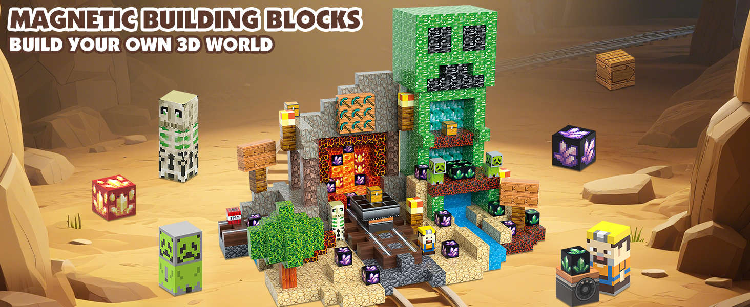 magnetic building block toys