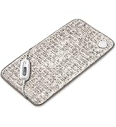 Beurer UHP26N Microplush Heating Pad for Back Pain Relief, Machine Washable Fabric with Auto Shut...