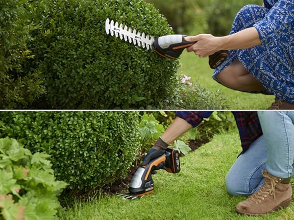 WORX WG801 20V Cordless Grass Shear - two tools in one