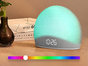 sunrise alarm clock with night light