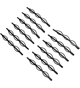 12 Pcs Vintage Hair Pins Mini Black Bobby Pins Fashion BB Clip Invisible Bangs Clip Small Bobby P...
