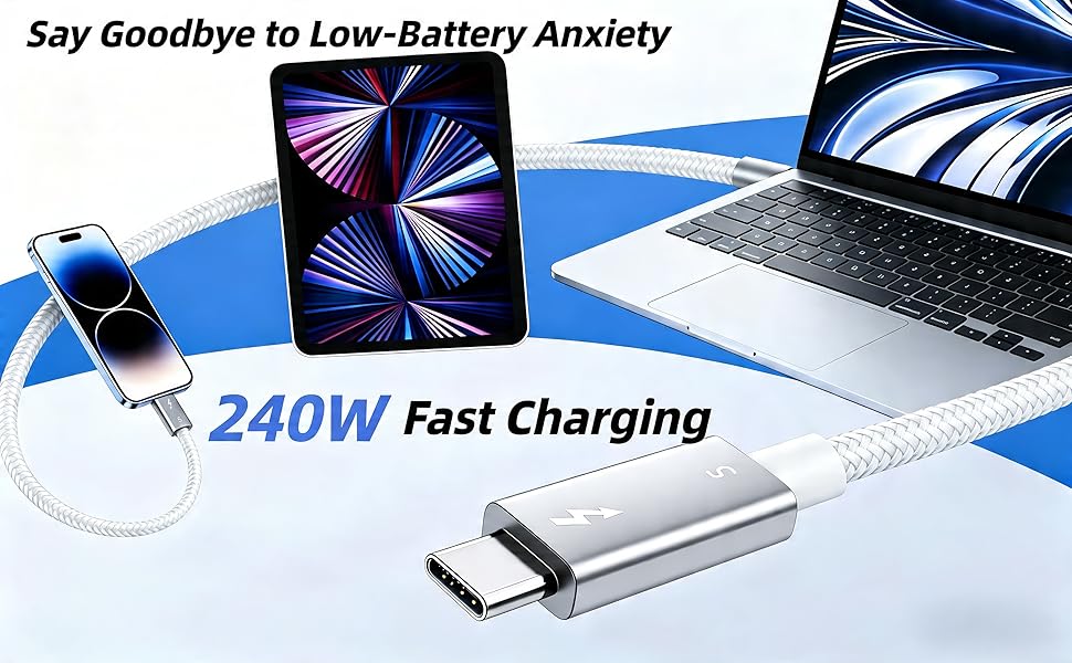 thunderbolt 5 cable,thunderbolt cable,usb4 cable,thunderbolt 4 cable