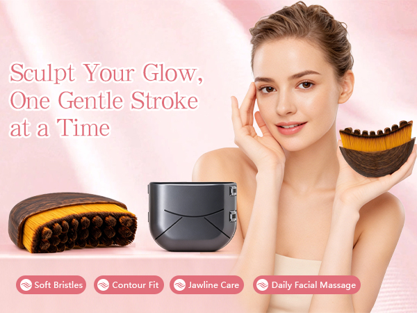 lymphatic contour face brush