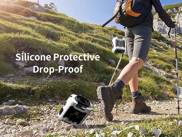 Drop-Resistant,Protect Your Mini Waist Fan