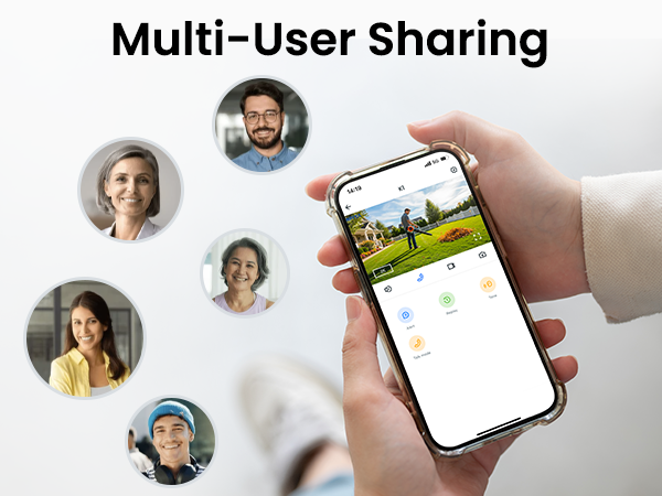 Multi-User SharingShare live views instantly – keep loved ones in the loop!