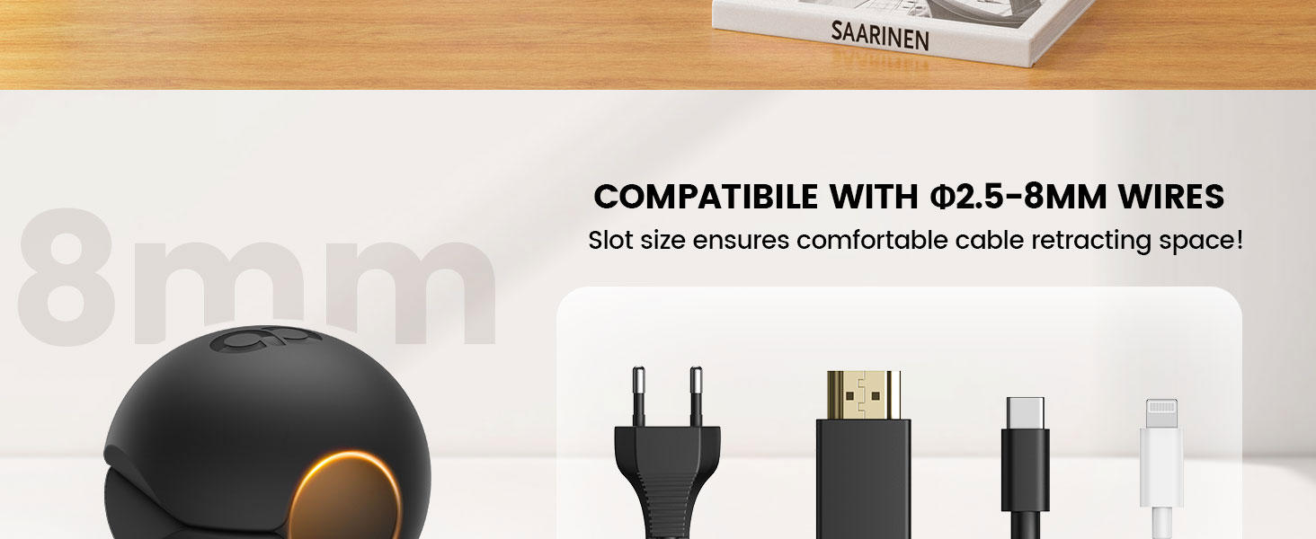 cable clips cord holder phone cord holder for nightstand for desk wall