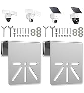 2Psc Gutter Mount Bracket Compatible with Eufy Security SoloCam S340/S330/E30 Stainless Steel Hol...
