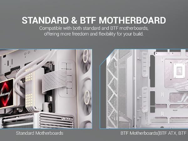 EDGEFLOW ATX PC GAMING CASE WHITE