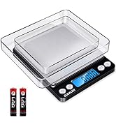GDEALER Digital Pocket Kitchen Scale 0.001oz/0.01g 500g Kitchen Food Scale Jewelry Weight Compact...