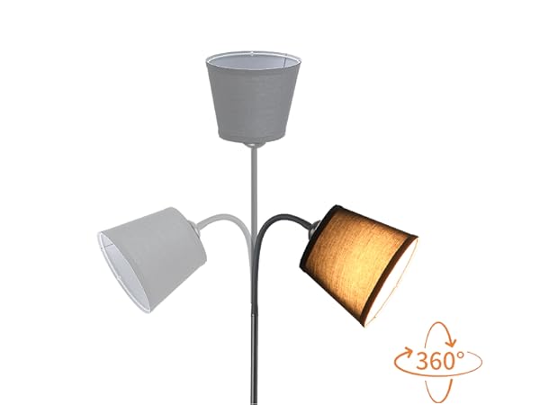 Adjustable floor lamp gooseneek floor lamp standing lamp for living room small floor lamp