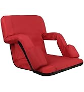 Anmiro Stadium Seats with Back Support Bleacher Chairs with Back and Extra Wide Cushion Thick Pad...
