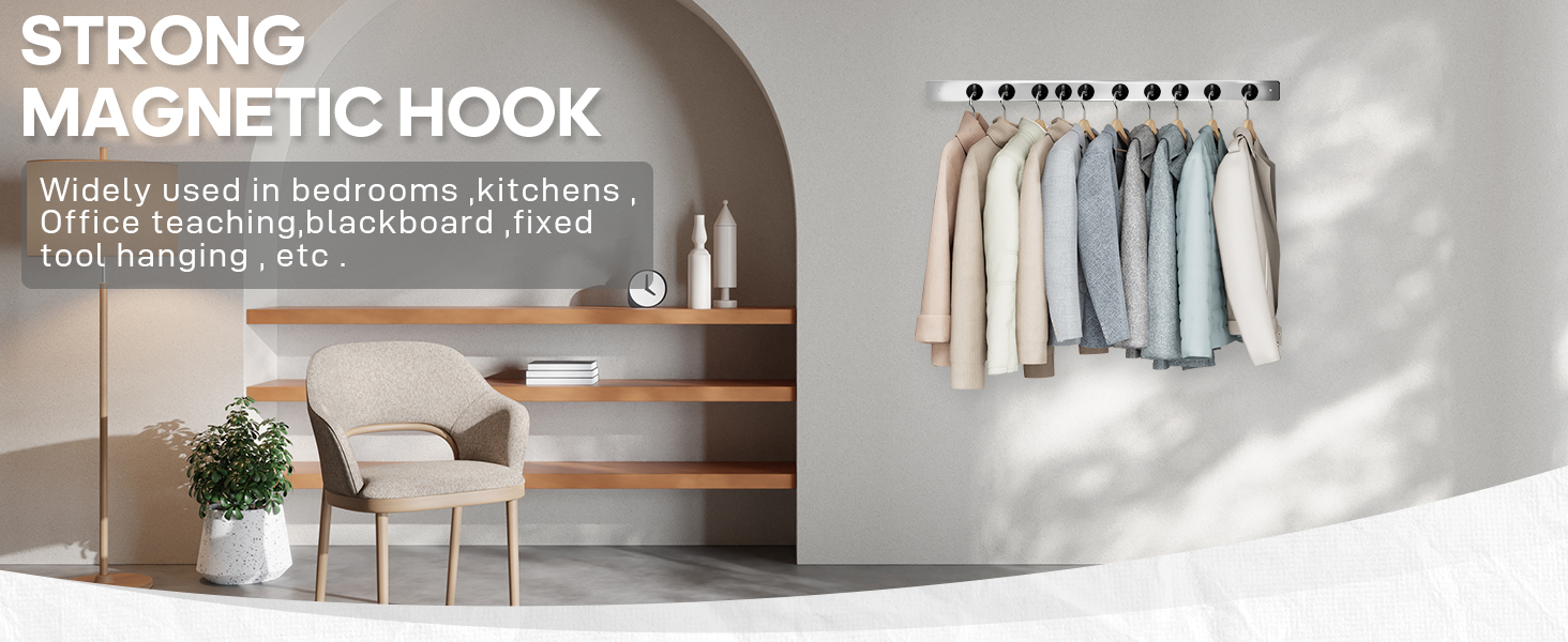 Neosmuk black magnetic hooks