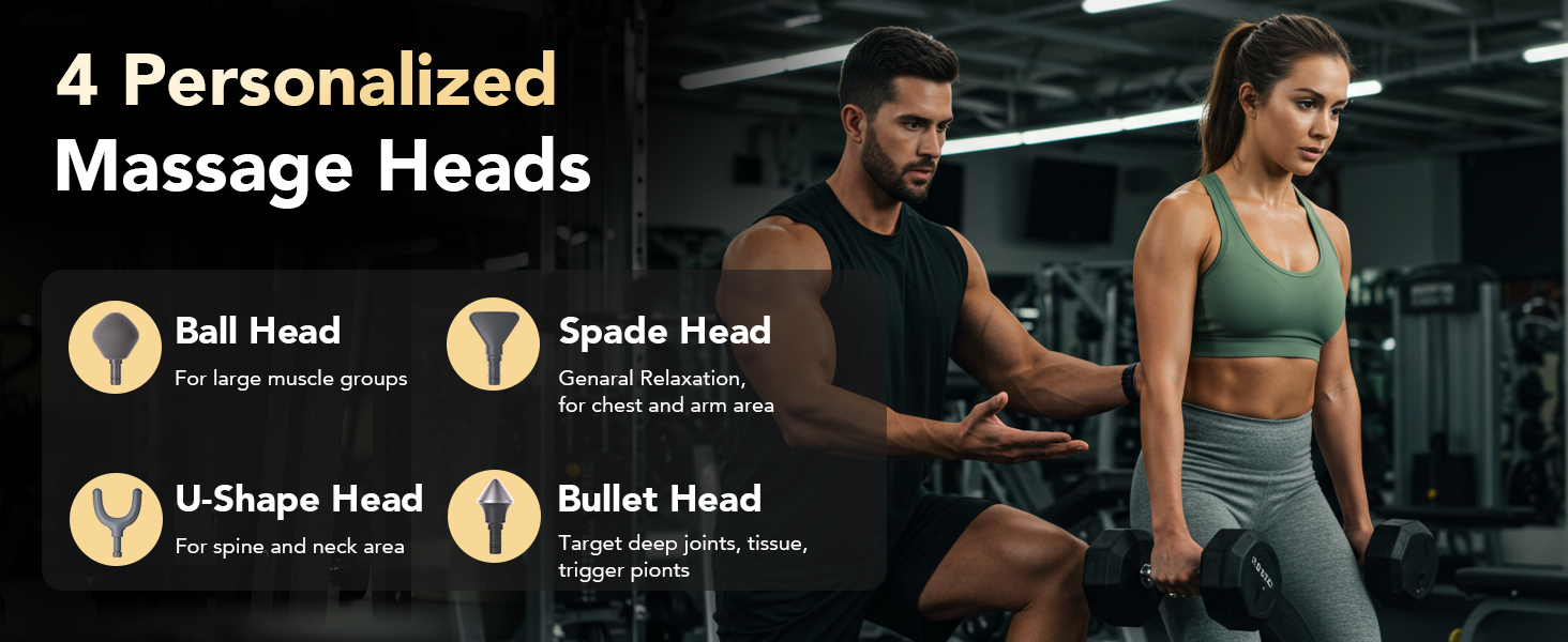 4 massage head
