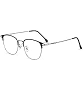 HOKETOP Blue Light Blocking Glasses for Men Anti-Fatigue Computer Monitor Gaming Glasses Prevent ...