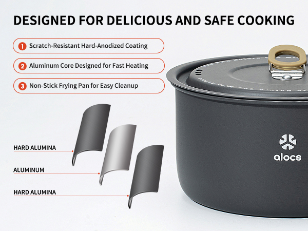 camping cooking set