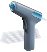Tilswall Motor-Driven Cordless Hot Glue Gun, Auto Dispensing Dripless Glue Gun, 15s Fast Preheati...