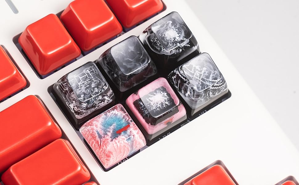 REDQIN Artisan Keycaps Famous Landscape Series Keycap for Mechanical Keyboard