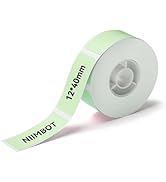 NIIMBOT Label Maker Tape for D11/D110/D101, 12 x 40 mm (0.47'' x 1.57'') 160 Tapes/Roll, Green - ...