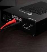 Dayton Audio DATS LA with testing leads hooked up