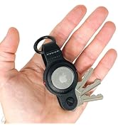 KeySmart Air - Compact Keyholder for Airtag - Key Organizer and Case for Apple Airtag - Includes ...
