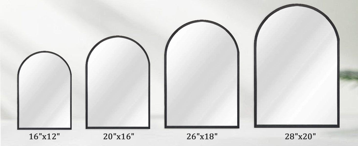 mirror size