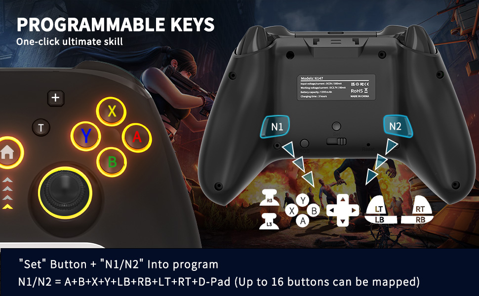 programmable keys controller