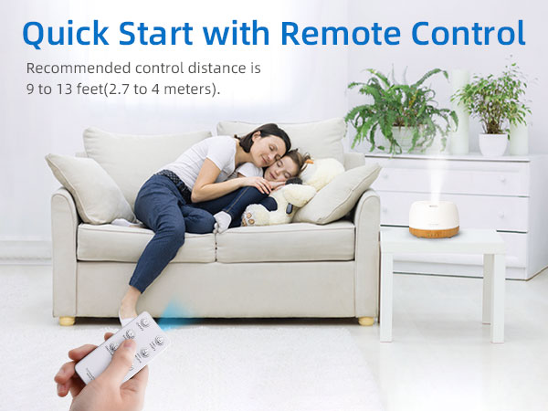 aroma diffuser with remote control
