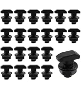 UTALIND 20 Pack M8 x 16 mm T-Slot Bolts Hammer Head Bolt T Screw Drop-in Stud with Hexagon Flange...