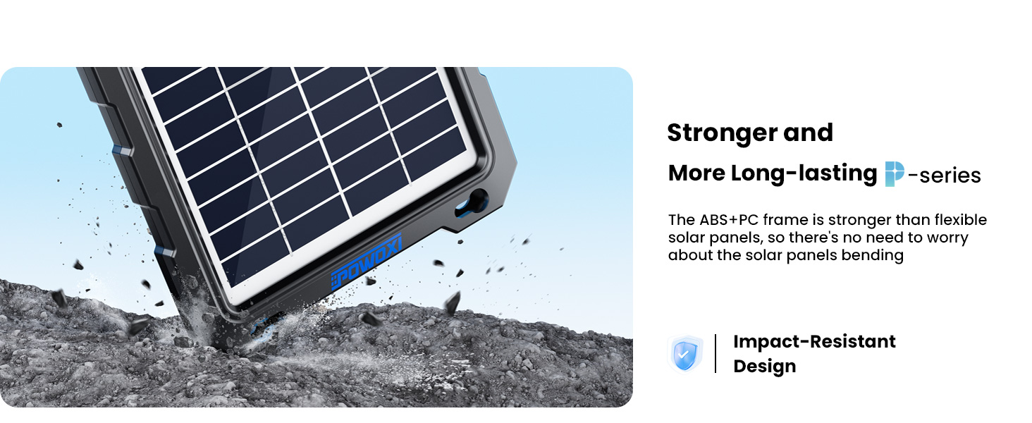 POWOXI solar battery charger