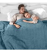 Queen Electric Blanket, Queen Heated Blanket with Two Separate Controllers, Queen Size Large Heat...