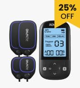 RENPHO TENS EMS Unit, Muscle Stimulator for Back Pain Relief, Dual Channel TENS Machine with 60 P...