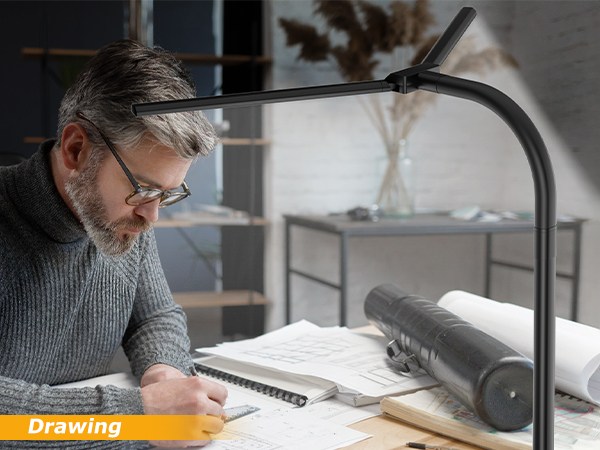 Drawing desk lamp