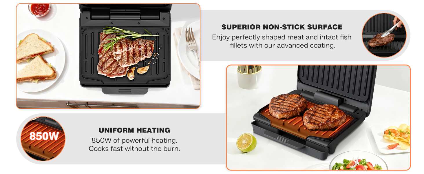 superior non-stick surface