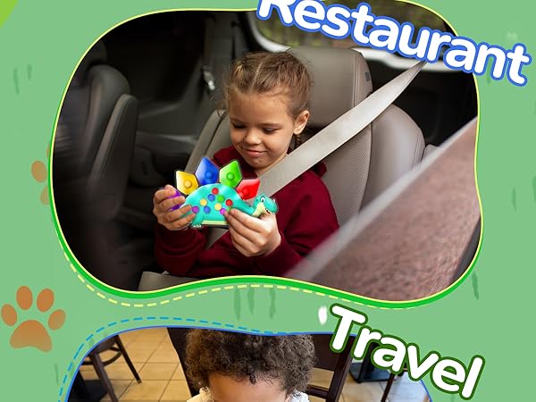 Restaurant church car-ride Roadtrip travel toy for toddler