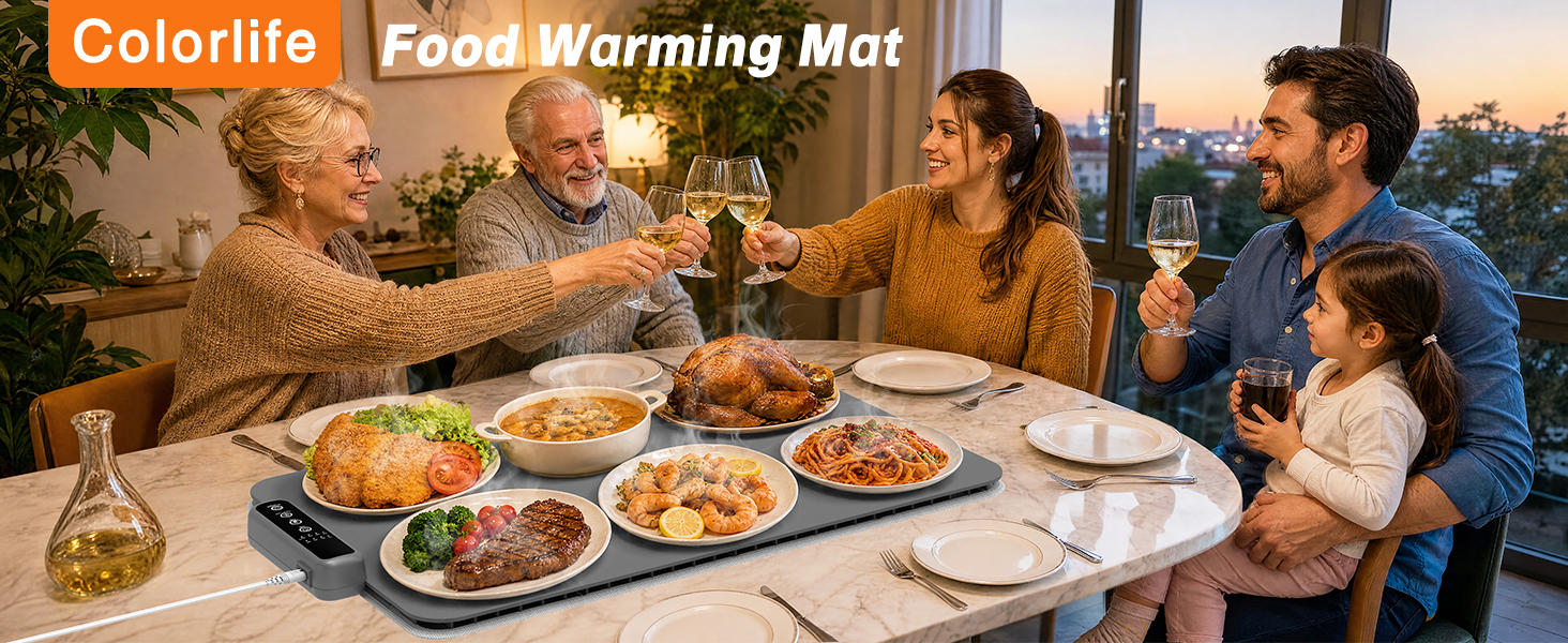 Colorlife Warming Mat for Food